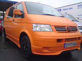 VW T5- Front splitter bumper lip spoiler valance add on, only for Prefacelift Transporter