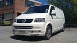 VW T5- Front splitter bumper lip spoiler valance add on (Sportline), only for Prefacelift Caravelle/Multivan/Sportline