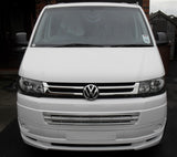 VW T5- Front splitter bumper lip spoiler valance add on (AB_T), only for Transporter Facelift