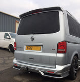 VW T5- Rear splitter bumper lip spoiler valance add on (Vandalizator), only for Facelift