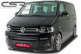 VW T5- Front splitter bumper lip spoiler valance add on (Multivan), only for Facelift 2010 onwards