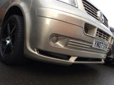 VW T5- Front splitter bumper lip spoiler valance add on (NEW GERMAN STYLE), only for Transporter Prefacelift