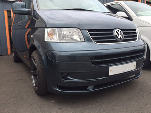 VW T5- Front splitter bumper lip spoiler valance add on (NEW GERMAN STYLE), only for Prefacelift Caravelle/Multivan