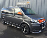 VW T5- Front splitter bumper lip spoiler valance add on, only for Facelift