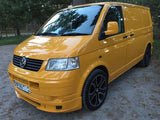 VW T5- Front splitter bumper lip spoiler valance add on (ASD), only for Transporter Prefacelift