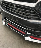 Ford Transit Custom- Front splitter bumper lip spoiler valance add on (RS), only for Prefacelift